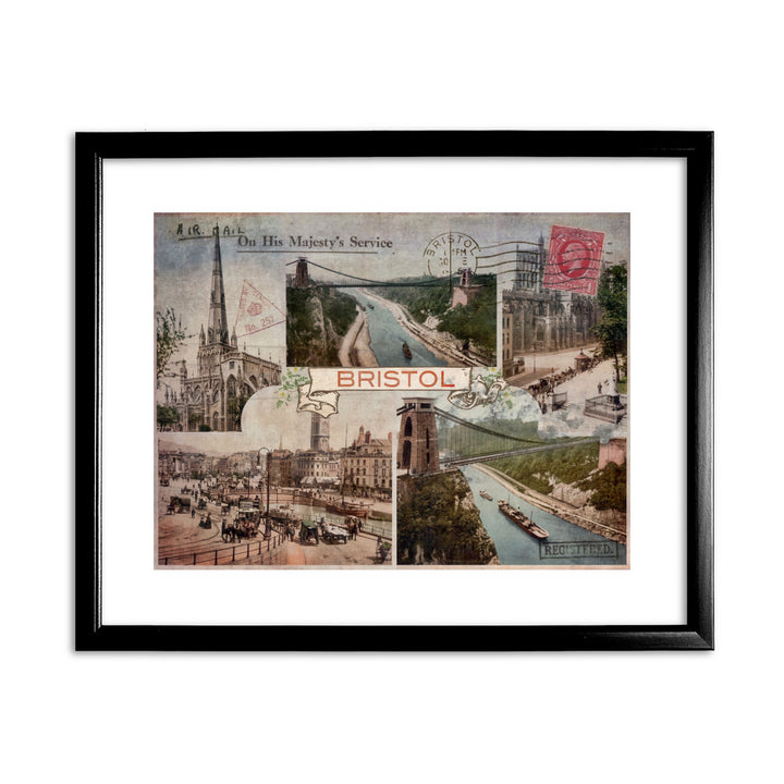 Bristol 11x14 Framed Print (Black)