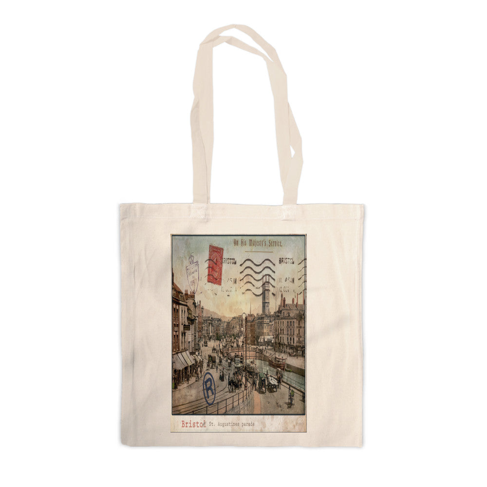 St Augustines Parade, Bristol Canvas Tote Bag