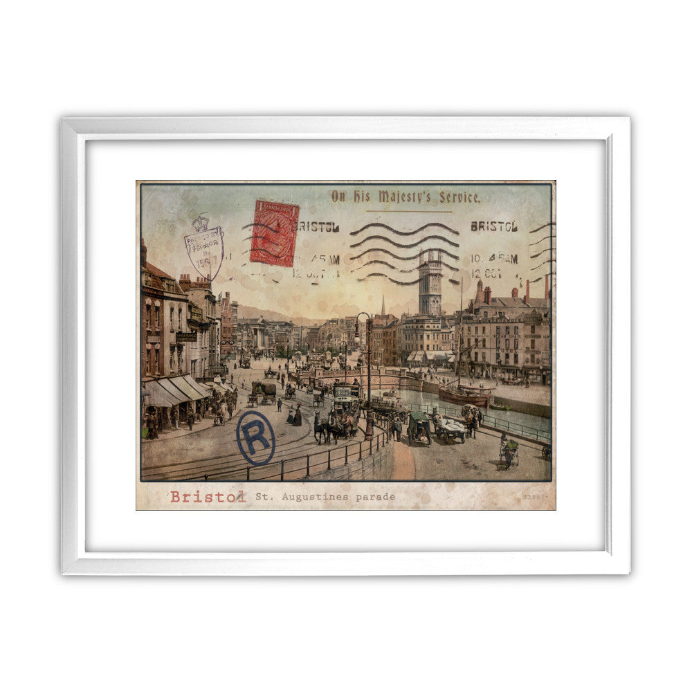 St Augustines Parade, Bristol - Art Print