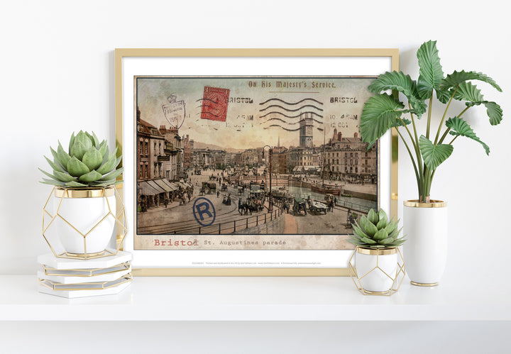 St Augustines Parade, Bristol - Art Print