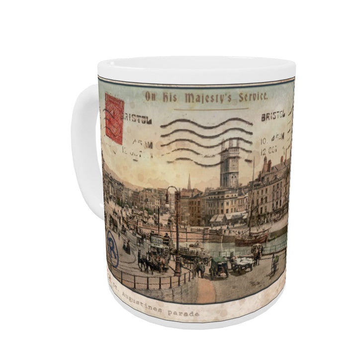St Augustines Parade, Bristol Coloured Insert Mug