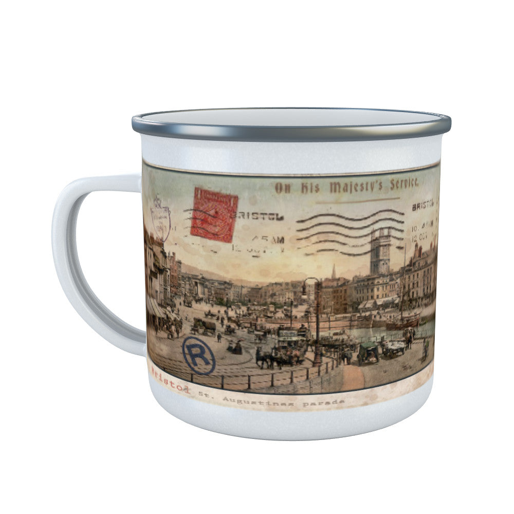 St Augustines Parade, Bristol Enamel Mug