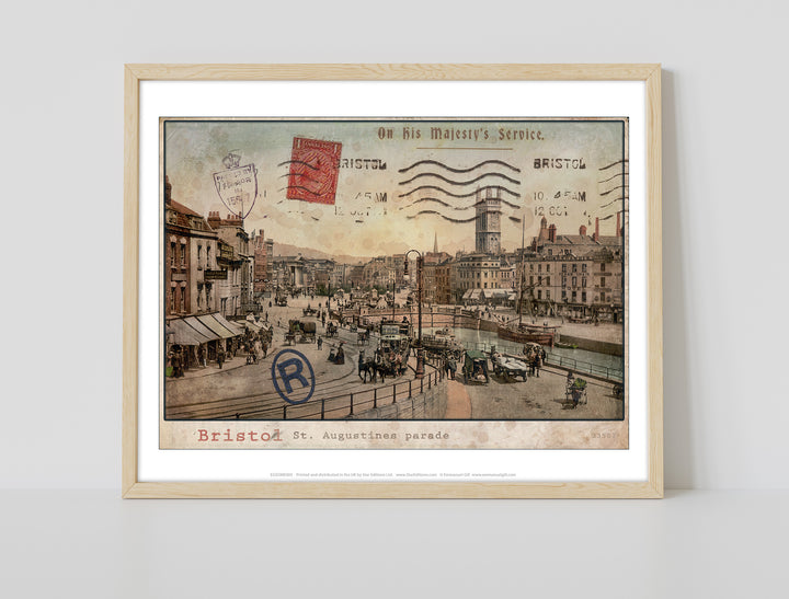 St Augustines Parade, Bristol - Art Print