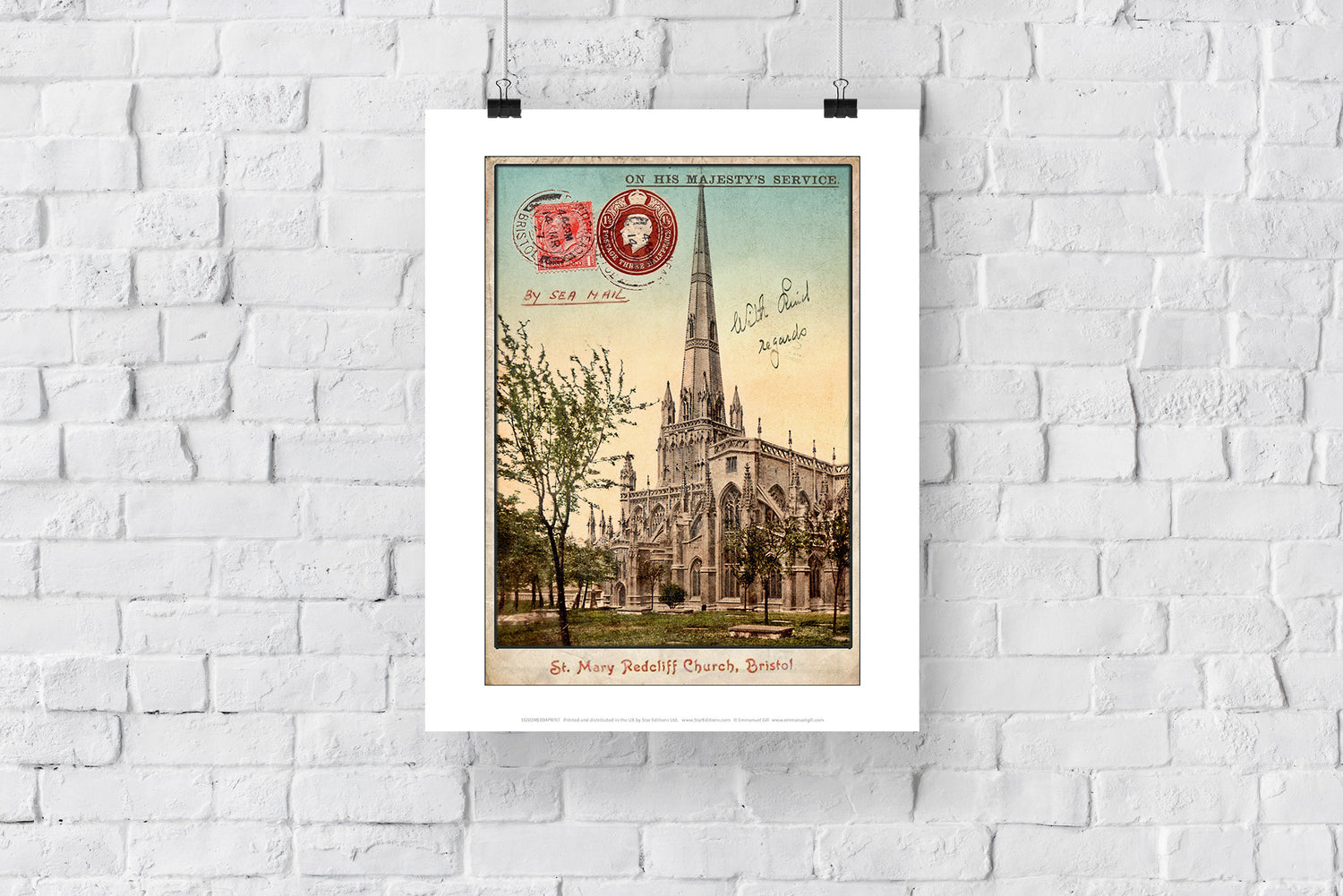 St Mary Redcliffe Church, Bristol - Art Print