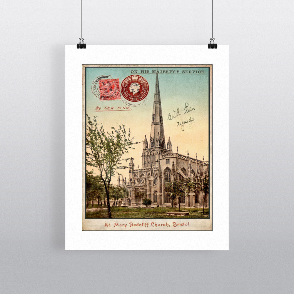 St Mary Redcliffe Church, Bristol - Art Print