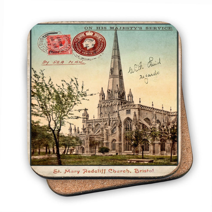 St Mary Radcliff Church, Bristol MDF Coaster