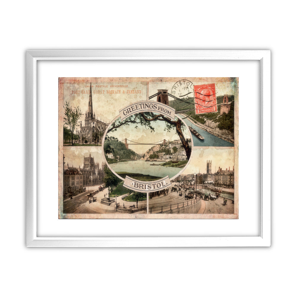 Greetings from Bristol - Art Print