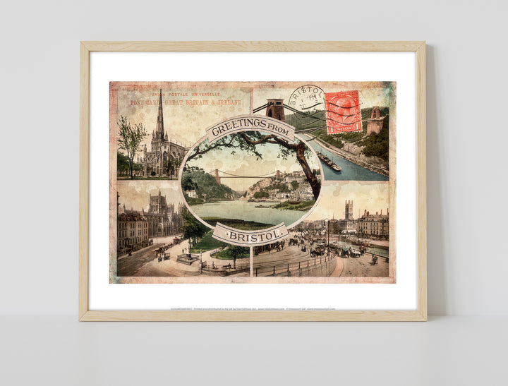 Greetings from Bristol - Art Print