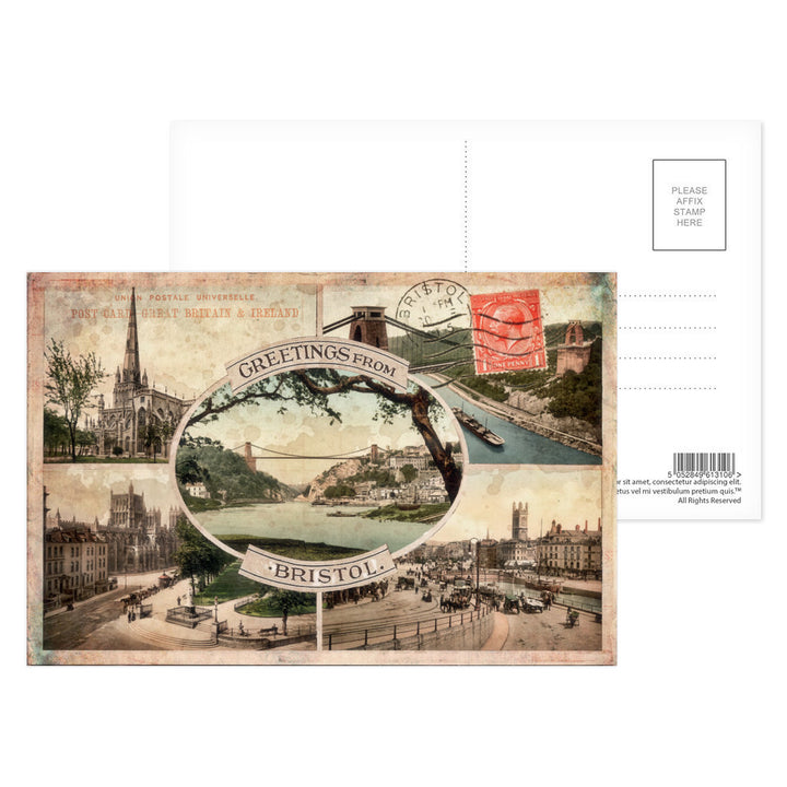 Greetings from Bristol Postcard Pack
