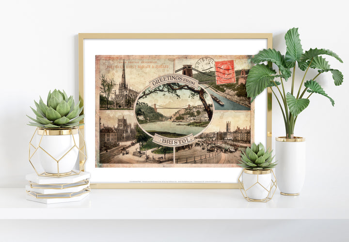 Greetings from Bristol - Art Print
