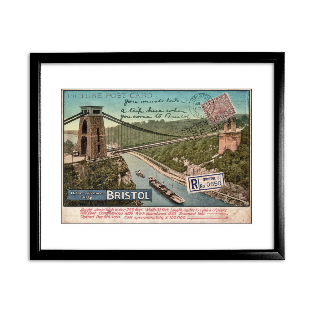 Clifton Suspension Bridge, Bristol - Art Print