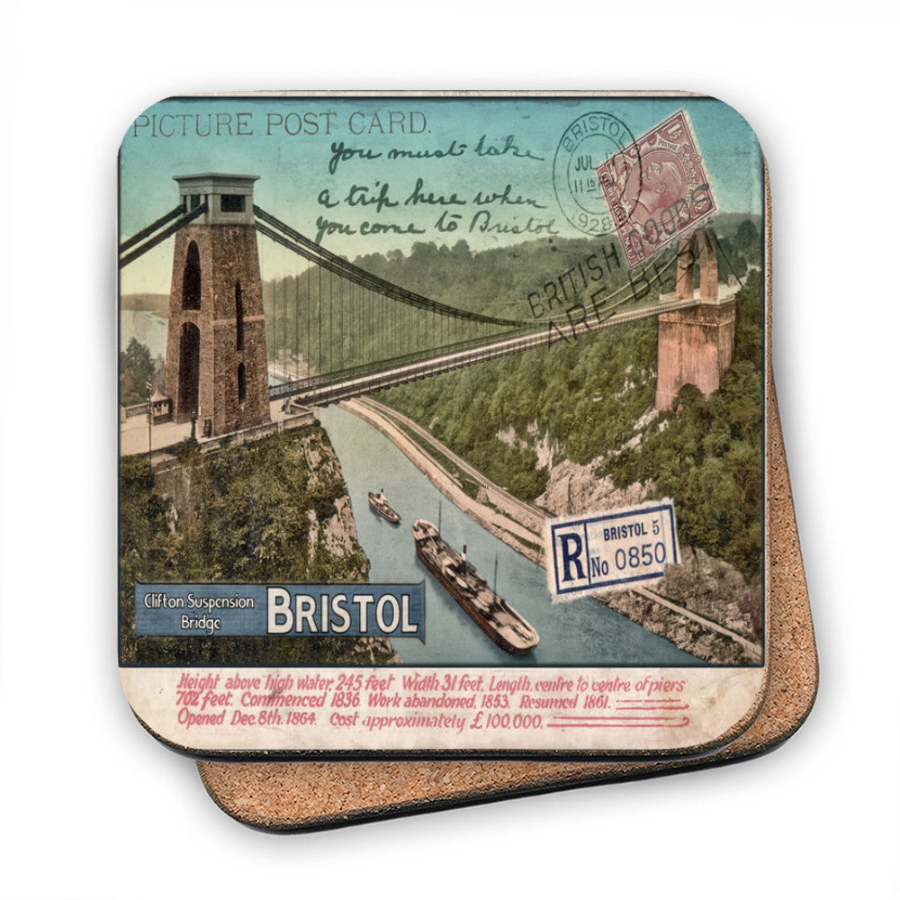 Clifton Suspension Bridge, Bristol MDF Coaster