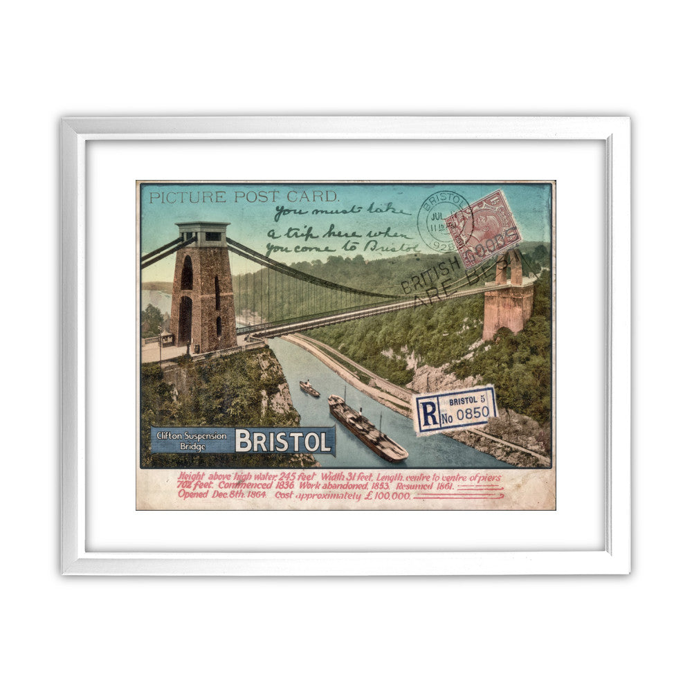 Clifton Suspension Bridge, Bristol - Art Print