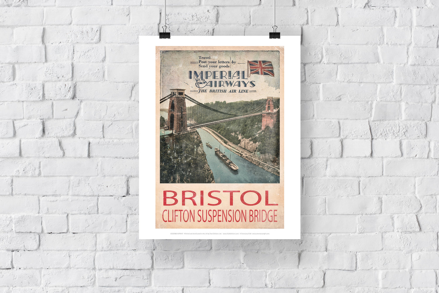 Clifton Suspension Bridge, Bristol - Art Print