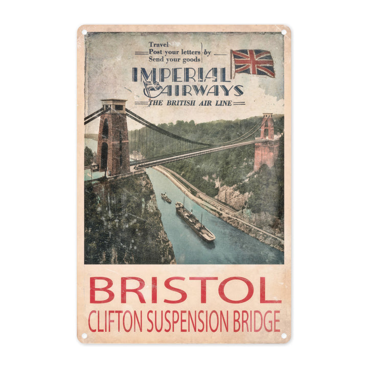 Clifton Suspension Bridge, Bristol Metal Sign