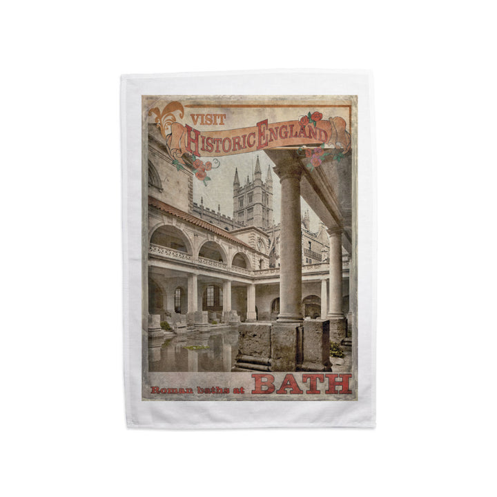 Roman Baths, Bath Tea Towel