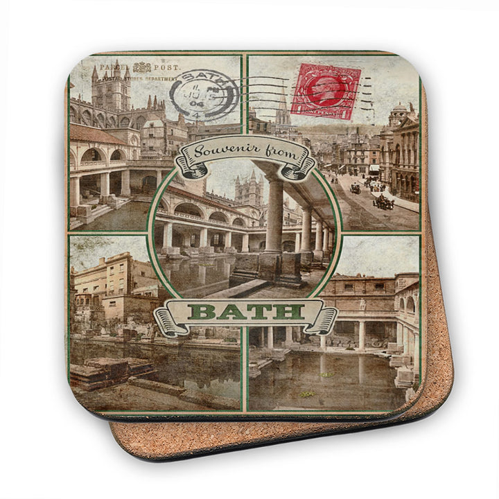 Souvenir from Bath MDF Coaster