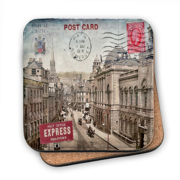 High St, Bath MDF Coaster