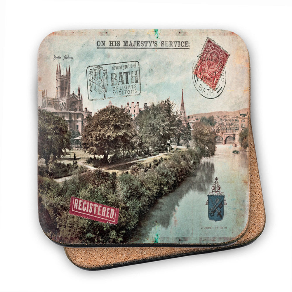 Bath Abbey MDF Coaster