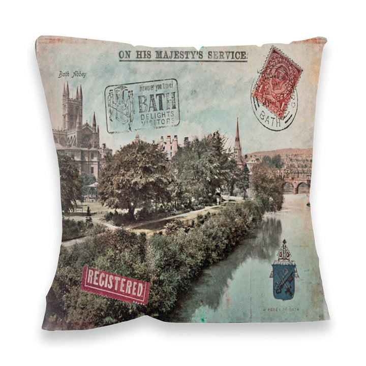 Bath Abbey Fibre Filled Cushion