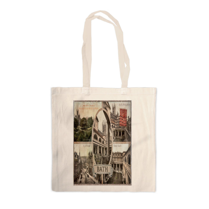 Bath Canvas Tote Bag