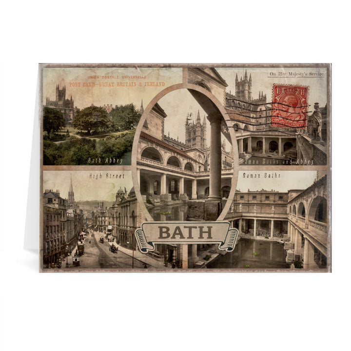 Bath Greeting Card 7x5