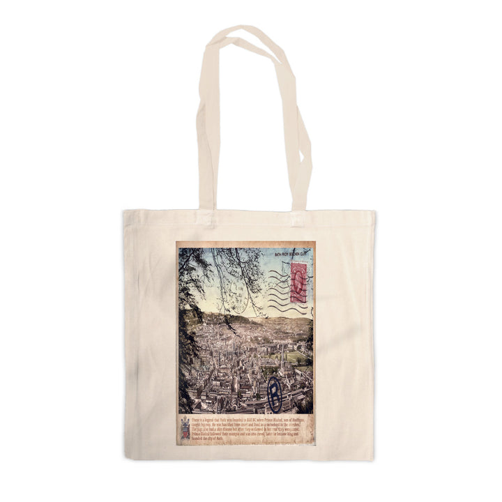 Bath Canvas Tote Bag