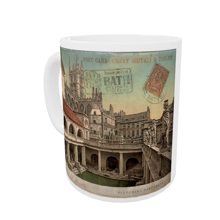 Roman Baths, Bath Coloured Insert Mug