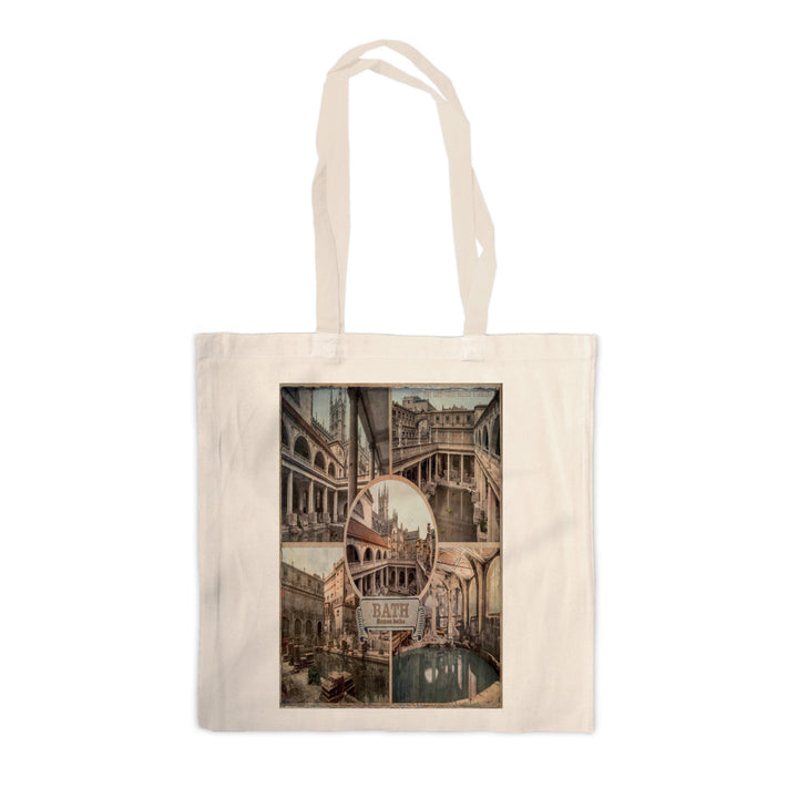 Bath Canvas Tote Bag