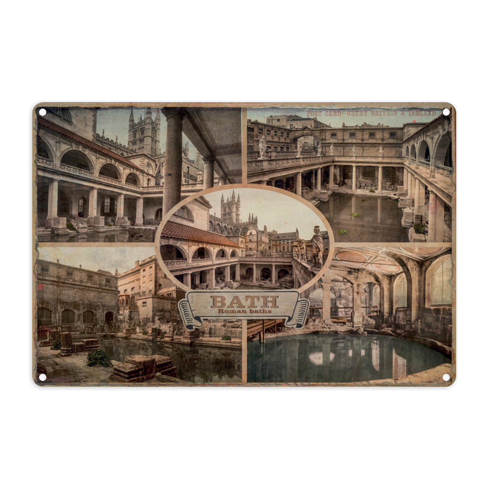 Bath Metal Sign