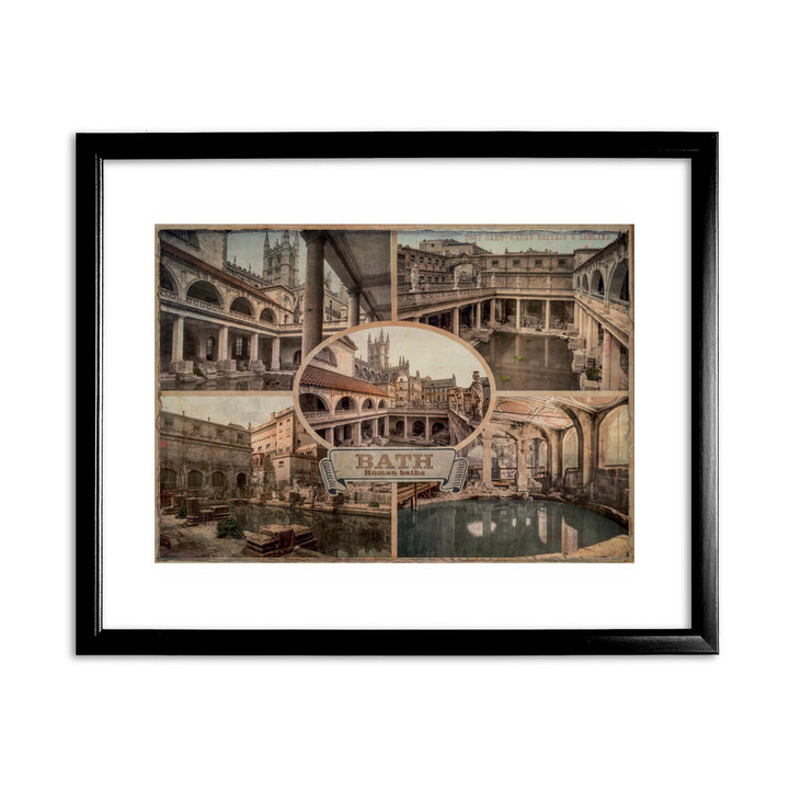 Bath 11x14 Framed Print (Black)