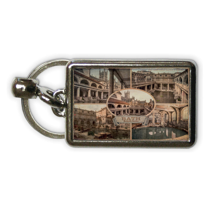 Bath Metal Keyring