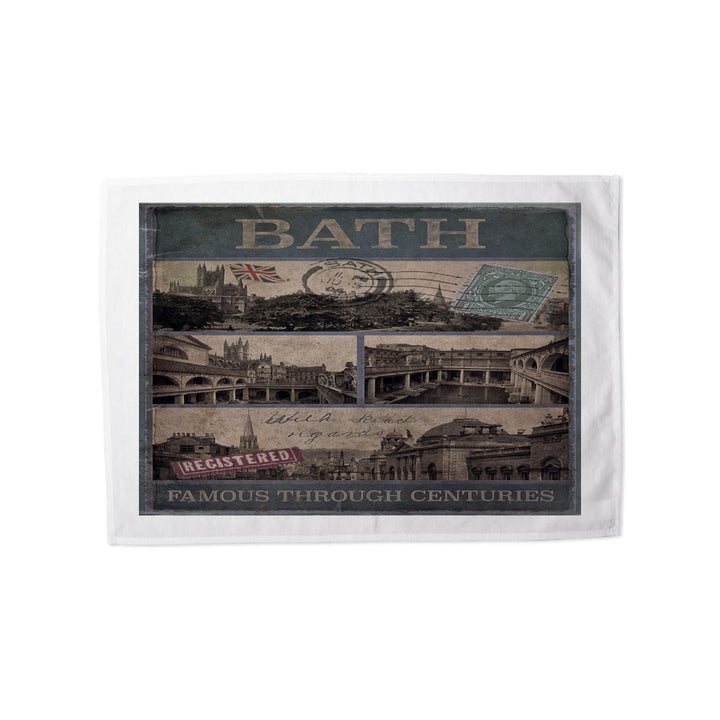 Bath, Famous Through Centuriies Tea Towel
