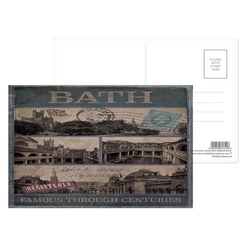 Bath, Famous Through Centuriies Postcard Pack