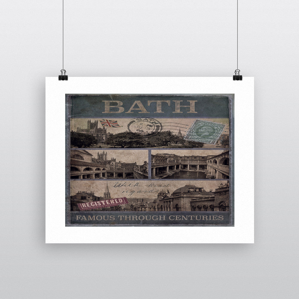 Bath, Famous Through Centuriies 11x14 Print