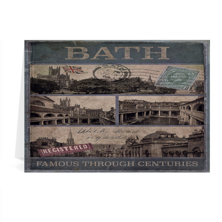 Bath, Famous Through Centuriies Greeting Card 7x5