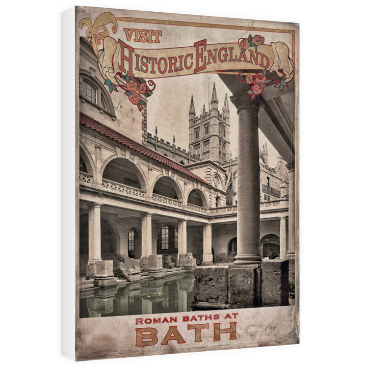 Roman Baths, Bath 60cm x 80cm Canvas