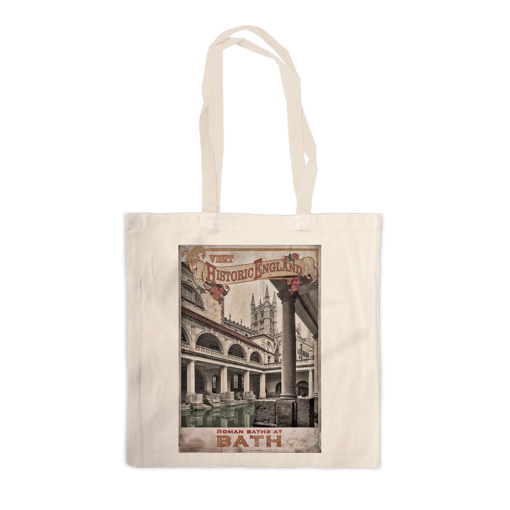 Roman Baths, Bath Canvas Tote Bag