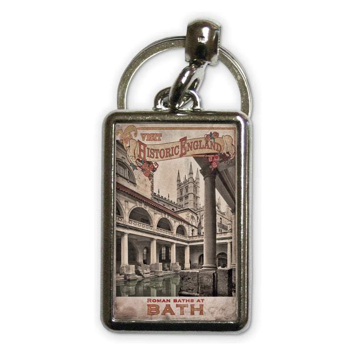 Roman Baths, Bath Metal Keyring