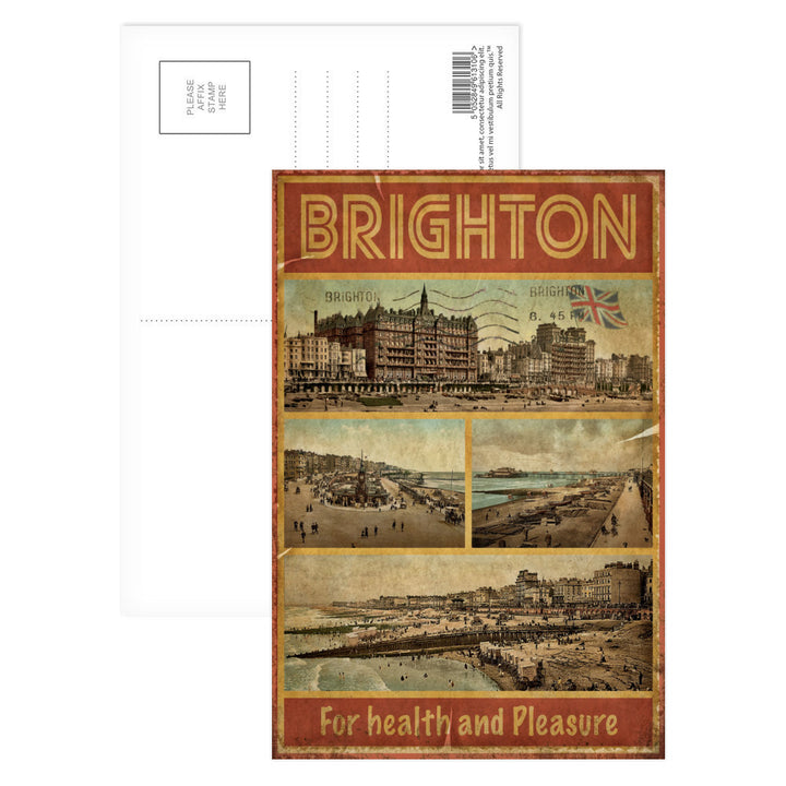 Brighton, For Health and Pleasure Postcard Pack