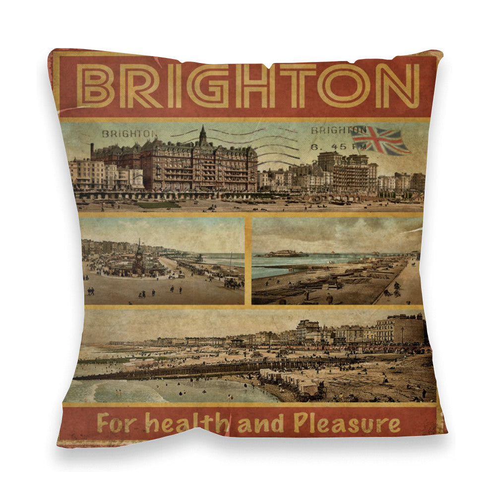 Brighton, For Health and Pleasure Fibre Filled Cushion
