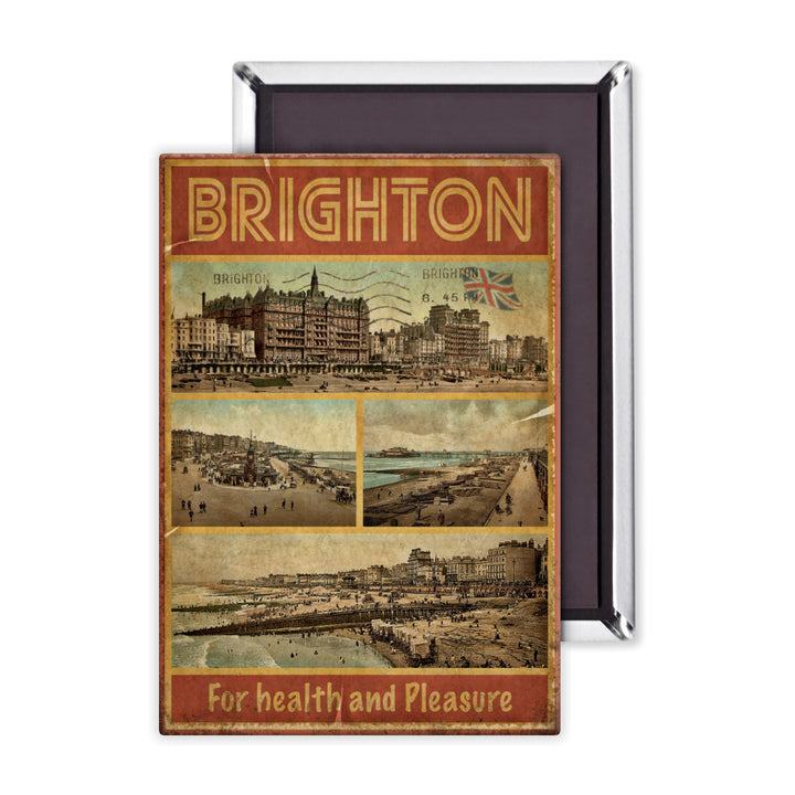 Brighton, For Health and Pleasure Magnet