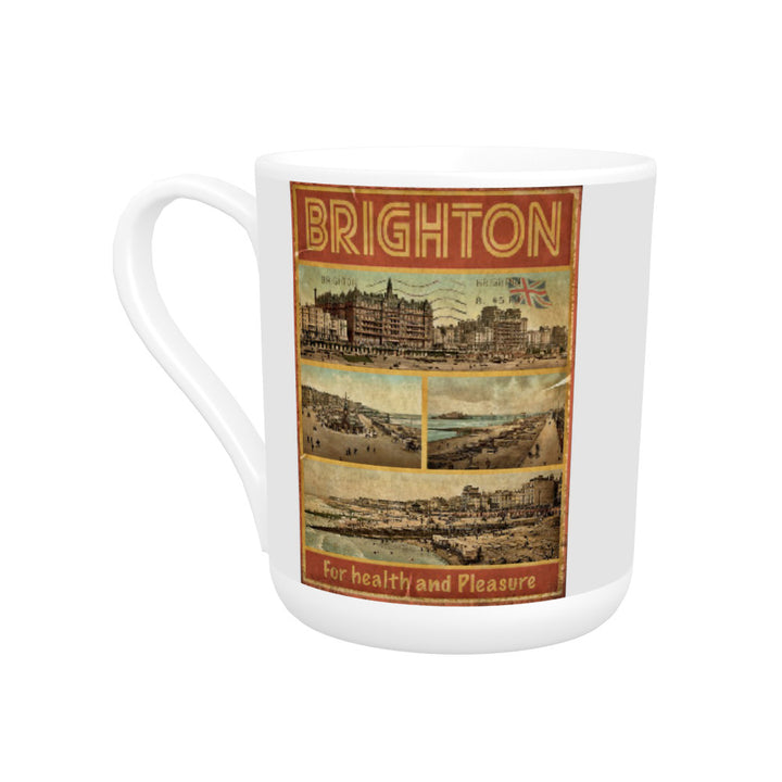 Brighton, For Health and Pleasure Bone China Mug