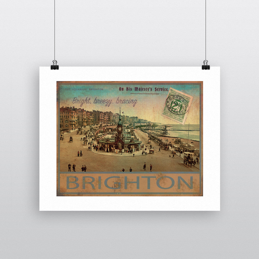 Brighton 90x120cm Fine Art Print