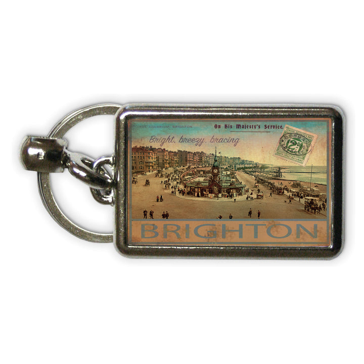 Brighton Metal Keyring