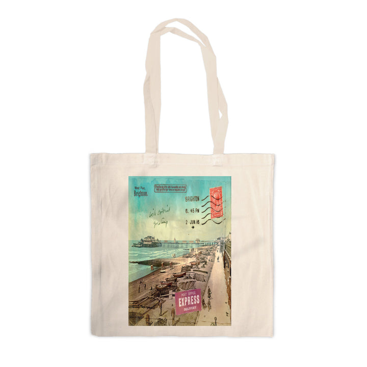 West Pier, Brighton Canvas Tote Bag