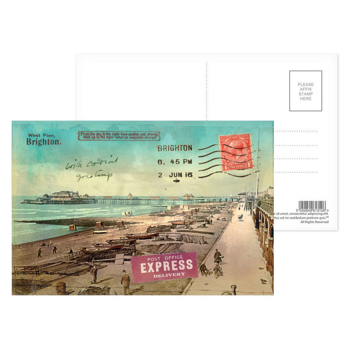 West Pier, Brighton Postcard Pack