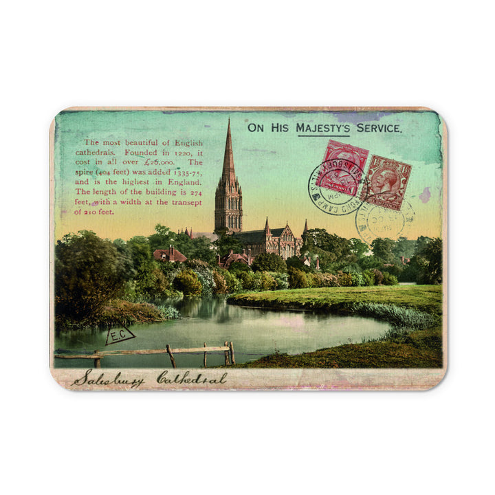 Sailsbury Cathedral, Wiltshire Mouse Mat