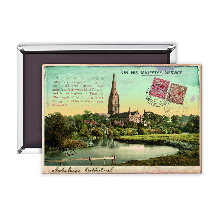 Sailsbury Cathedral, Wiltshire Magnet