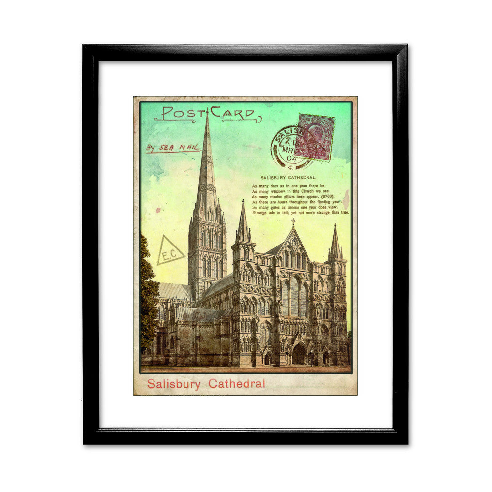 Sailsbury Cathedral, Wiltshire - Art Print